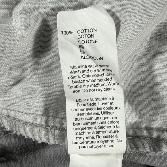 Gap mens grey basic flat front GapKhakis 10.5" inseam chino shorts - size 38 - Picture 6 of 10